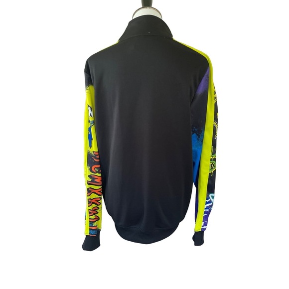 Red Ape Graffiti Jacket Street Wear Medium Paint Splatter Men's - Picture 4 of 6